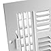 Accord ABSWWH466 Sidewall/Ceiling Register with 4-Way Design, 6-Inch x 6-Inch(Duct Opening Measurements), White
