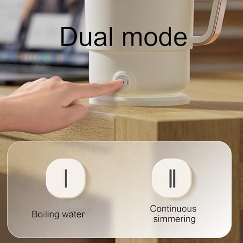 Hervidor eléctrico portátil plegable 800ml acero inox miniatura 4
