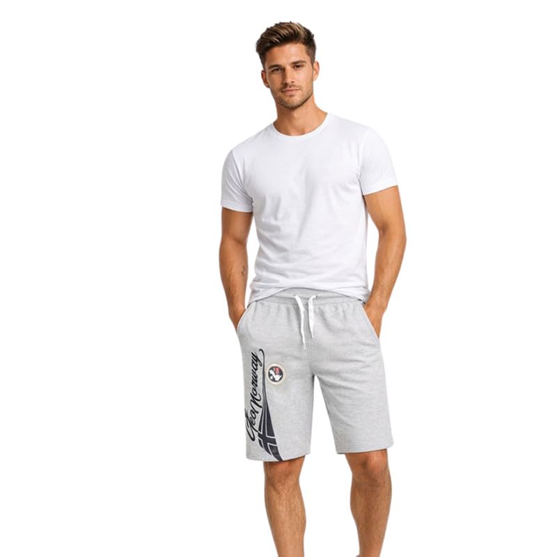 Bermuda cargo homme Geographical Norway Parithe poches pratiques été casual
