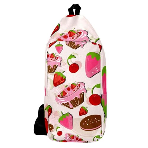 Sac à dos à bandoulière antivol et compact gâteau biscuit pour éviter l'encombrement