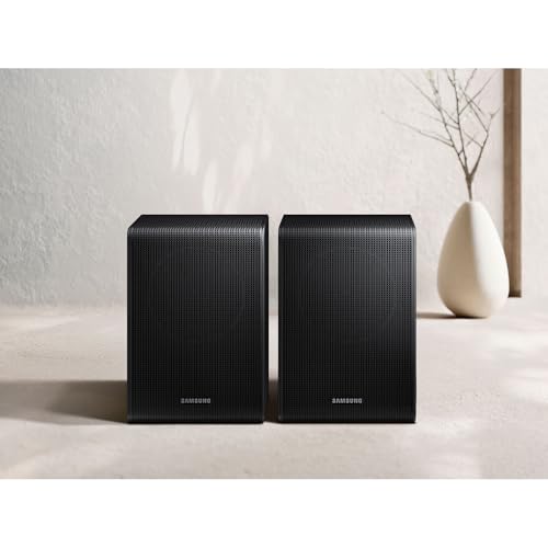 Image of Samsung SWA-9250S Wireless Rear Speaker Kit (2025) Bundle with 2 YR CPS Enhanced Protection Pack and Deco Gear Complete Home Theater Beginner's Guidebook