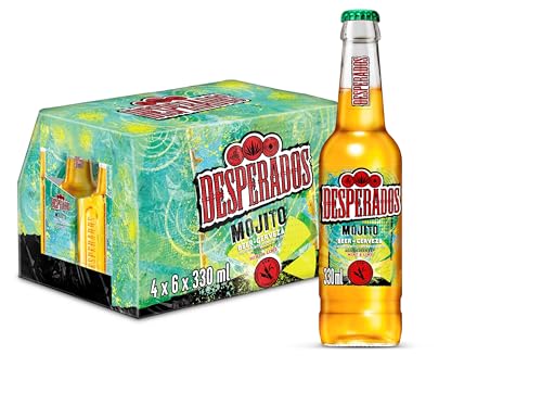 Desperados Mojito Cerveza - Pack de 24 Botellas x 330 ml - Total: 7.92 l