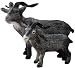 Modèle De Chèvre Simulé - Modèle Animal De Simulation De Peluche Réaliste Mignon - Simulation Modèle Animal De Faune De Chèvre Figurine Jouet - pour La Décoration De La Maison d'anniversaire d'enfant