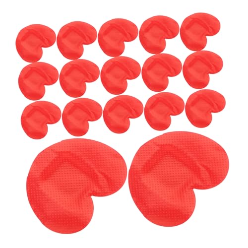 HEMOTON 50 Piezas Parches Adhesivos Desechables con Forma de Corazón Transpirables y Elásticos para Heridas Pequeñas Unidades Protección Cómoda y Absorbente