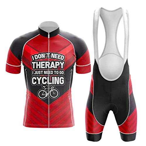 YSYFZ Maillot de Sport pour Hommes de Plein Air Costume Cyclisme Maillot de Sport à Manches Courtes Jersey + Short Respirant et séchage Rapide Printemps/été/Automne Cover