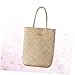 MOBUTOFU Fashion Woven Beach Handbag Stylish Grass Woven Tote for Vacation Outdoor Travel and Daily Use for Storing Essentials Like Wallet and Phone