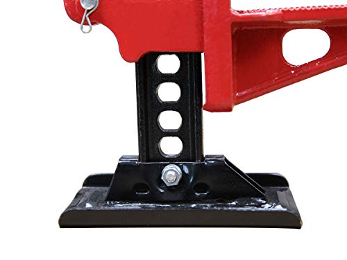 YIYITOOLS 48" Farm Jack 48 inch Steel Jack Floor Jack all-cast Jack - Red, JJ-1-001, Car Jack | Hydraulic Jack | Rotopax | Jack Stands - Thumbnail 2