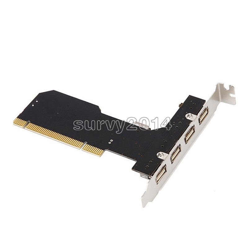 Ducduongshop Tool Part for High Speed 480Mbps 5 Port USB 2.0 PCI Hub Card Controller Adaptor Module