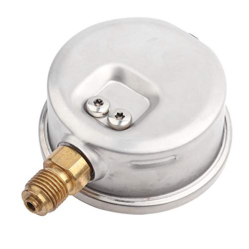 Manómetro hidráulico para lavadora de presión con esfera de 63 mm y metal resistente