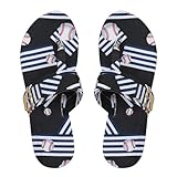 Womens Sandals Comfortable Summer Sandals Summer Feet Clip Toe Flat Bottom Independent Day Print Buckle Slippers Black Sandals