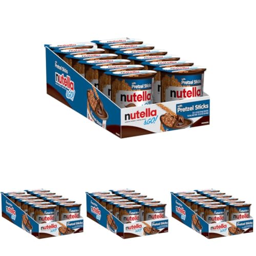 Nutella &amp; Go Kids Snacks for Kids, Hazelnut Spread, 2.32 oz (Pack of 48)