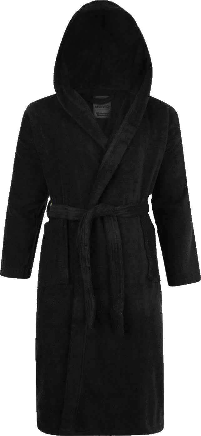 Mens & Ladies 100% Cotton Terry Towelling Hooded Shawl Collar Bathrobe Dressing Gown Bath Robe