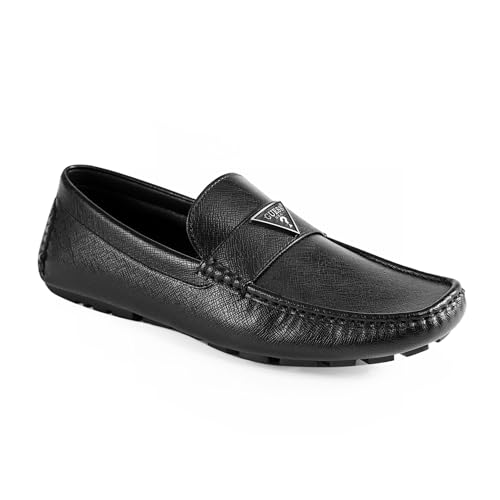 Guess Men's ALAI Driving Style Loafer, Black 001, 10.5