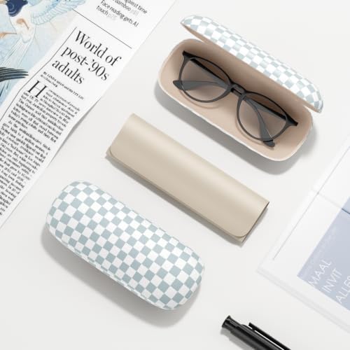 Image of Eyeglasses Case, Hard Shell Protective Case for Glasses, Unisex for Women Men