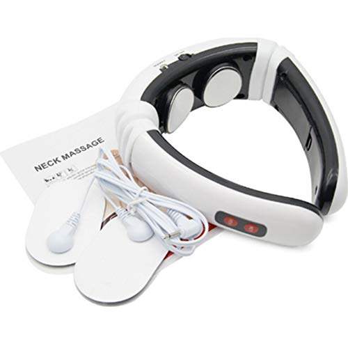 Majome Neck Massager Health Care Smart Infrared Heat Traction Collar Therapy Rechargeable Device