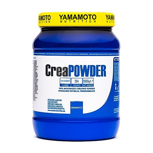 Yamamoto Nutrition, CreaPOWDER 1000 g, Complemento Alimenticio Monohidrato de Creatina en Polvo, Suplemento para Deportistas, Mejora el Rendimiento Físico, Sabor Neutro