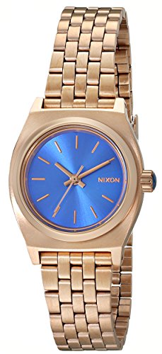 Nixon ���f�B�[�X�r���v �X���[���^�C���e���[ �X�e�����X�X�`�[�� One Size Rose Gold-Tone/Cobalt