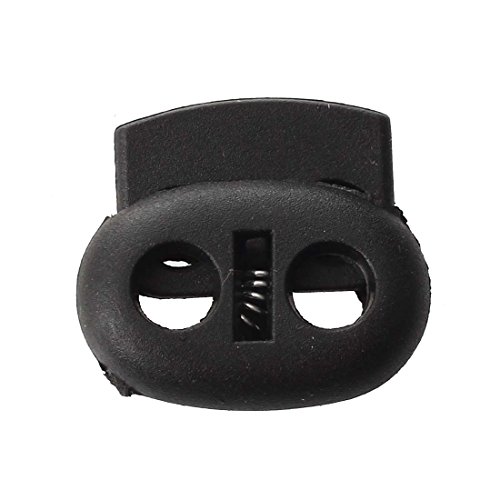 TOOGOO(R) 40 pz Fermacorda a molla doppio foro