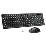 logitech wireless illuminated keyboard k800 driver 【Mecanografía Cómoda y Silenciosa】: El raton y teclado inalámbrico cuenta con teclas y botones silenciosos, lo que proporciona a los usuarios una experiencia de escritura cómoda. Combo teclado raton inalambrico ideal para la oficina, cafetería, biblioteca, dormitorio y no se preocupe por molestar a los demás.