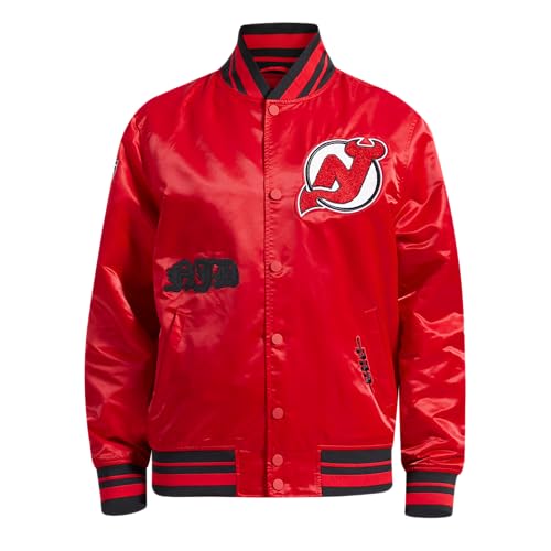 Image of Pro Standard Mens NHL Old English Satin Jacket