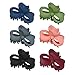 Produktbild 6 Stück Haarklammer, Damen Haargreifer Kunststoff Haarklemmen Haarstyling Zubehör, Rutschfest Haarspangen Headwear Haarschmuck Haarnadel (6 Farben)