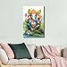 Shree Ganesha Wall Art Painting Ganesh Chaturthi Bedroom Living Room Wall Decor Hindu God Framed Modern Pictures India Religious Canvas Prints Artwork for Wall Decor Office 24x16 in