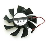 DC BRUSHLESS Fan PLA08015S12HH 12V 0.35A 75mm 42x42x42mm XFX HD5670 HD6770 HD6750 Graphics Card Cooling Fan 2Wire