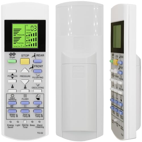 Replacement Remote Control for TOTO Washlet Toilets and Bidets RX SX TCF894CG CW542EY TCF896CG CW522EY TCF895CG TCF894CG TCF34120GGB MW6463046CUMFG(A) TCF34270GEU TCF34170GEU TCF34120GEU by DOUMENSHIQU - Image 4