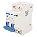 Residual Current Circuit Breaker, 2 Poles RCCB AC 220/380V 32A DIN Rail Mount Current Circuit Breaker DZ47-63