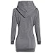 SHOBDW Mujer Liquidación Venta Sudadera con Capucha para de Color sólido Casual...