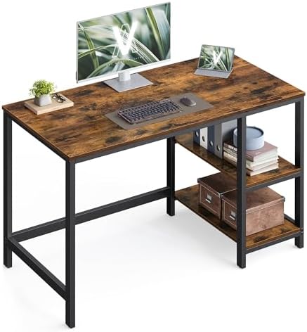 VASAGLE Biurko, stolik komputerowy, stolik pod PC, biurko, 120 x 60 x 76 c...