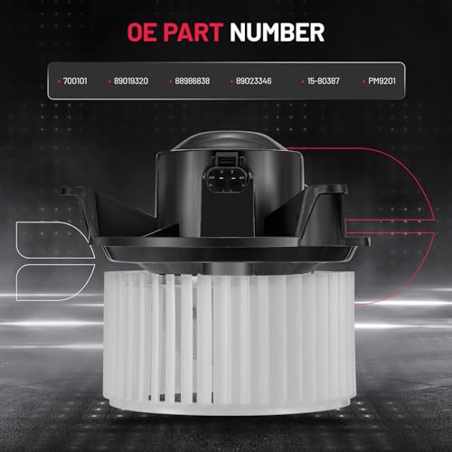 Image of BDFHYK AC Heater Blower Motor Fan 700101 Compatible with Cadillac Escalade EXT,Compatible with Avalanche Silverado Sierra 1500 2500 3500 HD Classic,HVAC Blower Motor Assembly 15-80387 PM9201