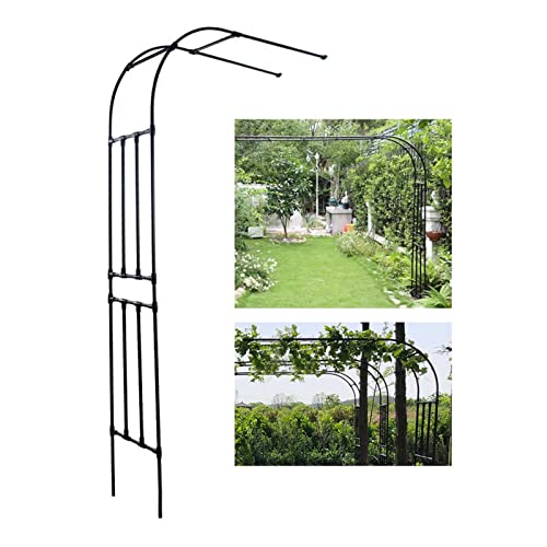 Half Arch Pergola, Treillis de Raisin Fort et Audacieux, Jardin Jardin Escalade pergola, Arc de Jardin (Size : 2.0 * 2.67 * 0.5m)