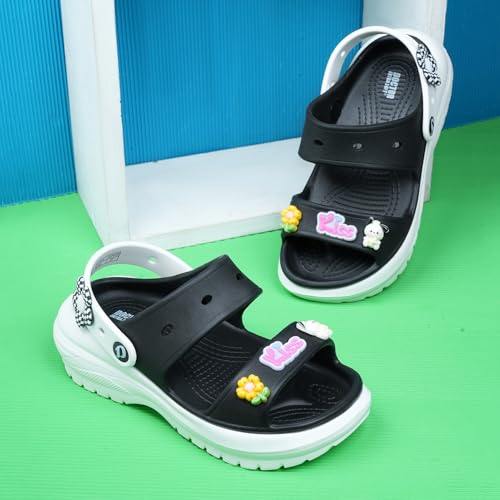 Image of DOCTOR EXTRA SOFT Women's Classic & Premium Casual Clogs /Sandals with Cute Charms for Adult | Comfortable & LightWeight| Stylish & Anti-Skid | Waterproof Everyday Cushion Slippers Girls /Ladies D-554