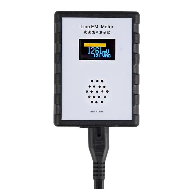 Sonometro, Línea de 10KHz-10MHz medidor EMI probador ruido red banda ancha con pantalla OLED