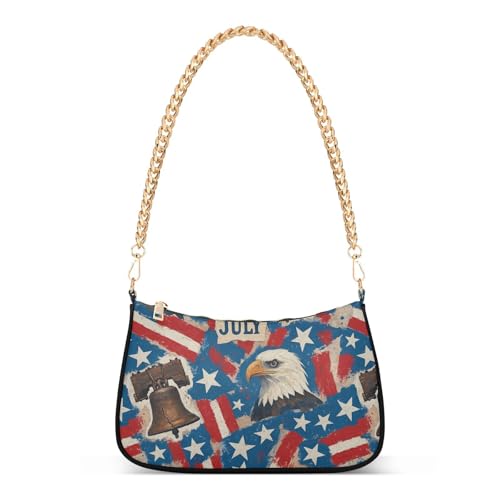 Sac à main pour dames avec chaîne bandoulière crossbody et motif graphique