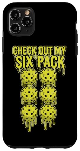 Funny Dripping Check Out My Six Pack �s�b�N���{�[���v���[���[ �X�}�z�P�[�X iPhone 11 Pro Max �p