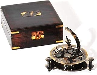 Song of India Sun Dial in Wood Box