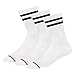 NAVYSPORT Advance-Serie Sportsocken 3er Pack Extra strapazierfähige Sportsocken mit Baumwollkissen, für Damen Herren, (3 Paar) Größe: 38-42, (Weiß)