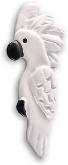 Enamel Cockatoo Pin by The Magic Zoo