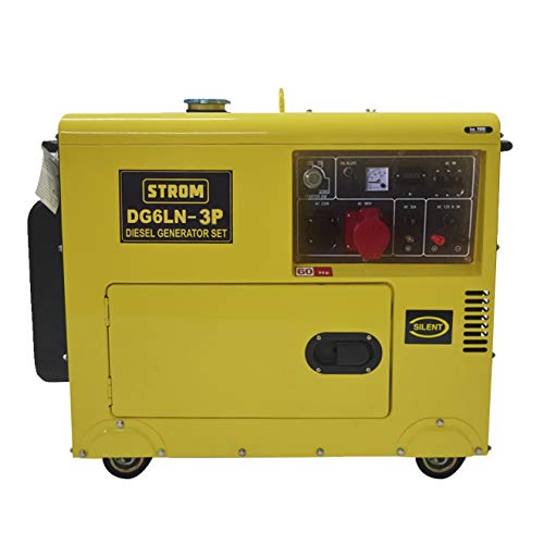 Gerador de Energia a Diesel 5KW, Silencioso DG6LN-3P Trifásico 220/380v – STROM