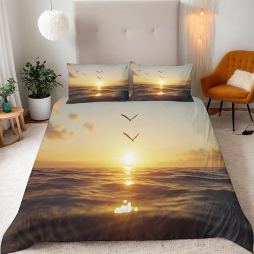Funda Nórdica Cama 135 Paisaje Marino Funda