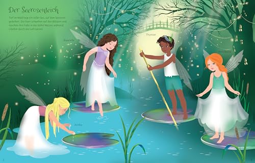 Mein Anziehpuppen-Stickerbuch: Königreich der Feen: Stickerheft mit über 260 Anzieh-Stickern, davon viele mit Glitzer – Stickervergnügen ab 5 Jahren