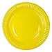 Party Fiesta 8 Platos de Papel Amarillo 18cm