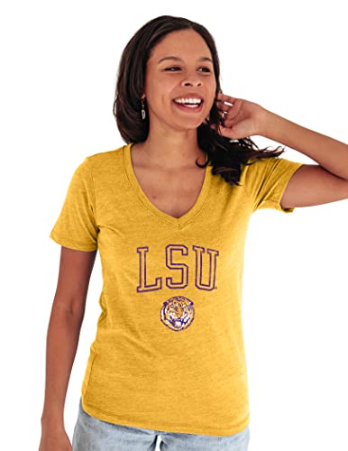 Camiseta Tri-Blend Blue 84 mujer suave que no se deforma y reduce las arrugas