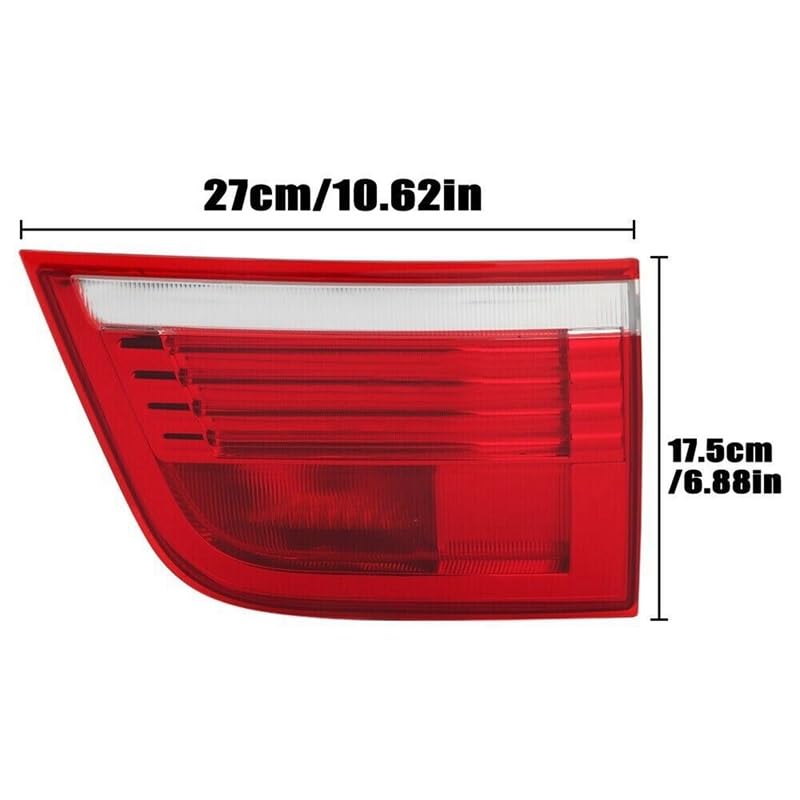 Feu arrière intérieur X5 E70 lentille haute transparence 2007 - 6