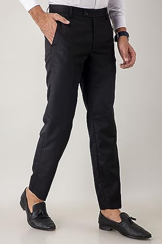 Image of VX9 Men's Formal Trousers, Smart Office & Business Wear, Classic Fit