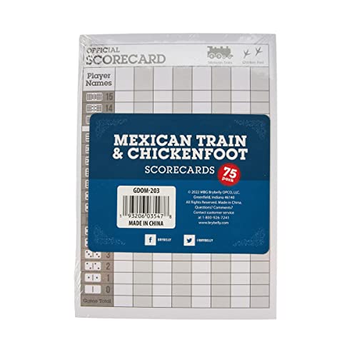 Puntajes Reemplazo para Mexican Train y Chickenfoot Domino
