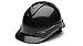Pyramex Safety HP44117S Ridgeline Cap Style Hard Hat, One Size, Gray (Shiny Black Graphite Pattern)