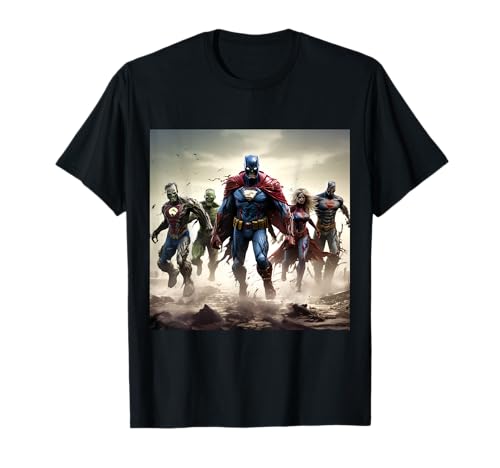 Supereroi Zombie Maglietta